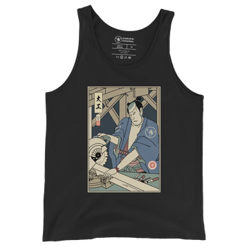 Samurai Carpenter Wood Artisan Ukiyo-e Men's Tank Top