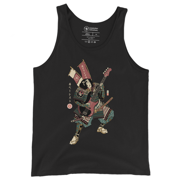 Samurai Bassist Player 7 Music Ukiyo-e Men's Tank Top