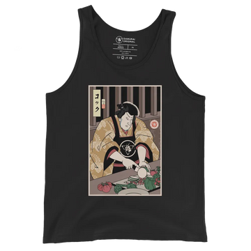 Samurai Chef 2 Cook Dish Ukiyo-e Men's Tank Top