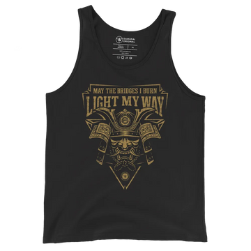 Samurai May The Bidges I Burn Light Men's Tank Top