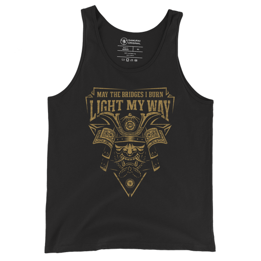 Samurai May The Bidges I Burn Light Men's Tank Top