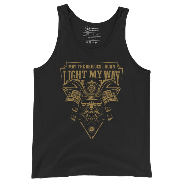 Samurai May The Bidges I Burn Light Men's Tank Top