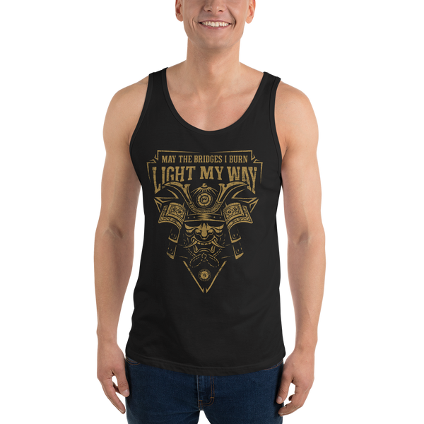 Samurai May The Bidges I Burn Light Men's Tank Top