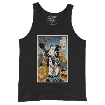 Samurai Photographer 7 Camera Ukiyo-e Men's Tank Top