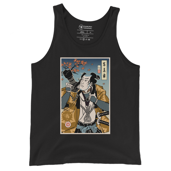 Samurai Photographer 7 Camera Ukiyo-e Men's Tank Top