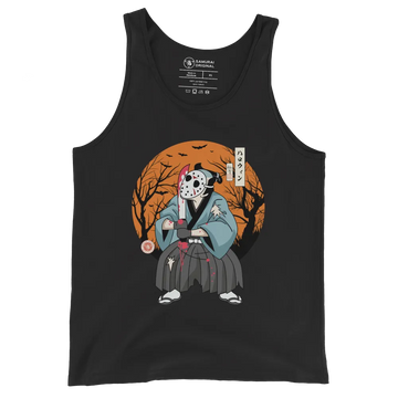 Halloween Samurai Disguise Jason Voorhees Men's Tank Top