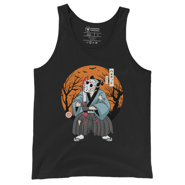 Halloween Samurai Disguise Jason Voorhees Men's Tank Top