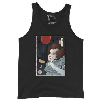 Halloween Pennywise Clown Ukiyo-e Men's Tank Top