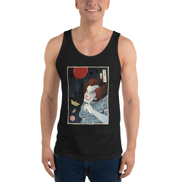 Halloween Pennywise Clown Ukiyo-e Men's Tank Top