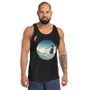 Samurai Kiteboarding Ukiyo-e Unisex Tank Top