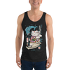 Samurai Cat Love Fish 2 Ukiyo-e Funny Men's Tank Top