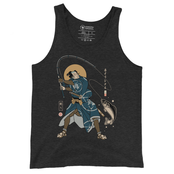 Samurai Fishing 4 Ukiyo-e Men's Tank Top