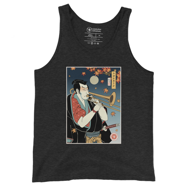 Trombone Samurai Music Ukiyo-e Men's Tank Top