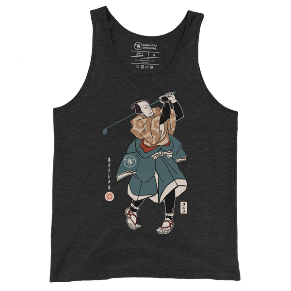 Samurai Golf Player Ukiyo-e Men's Tank Top