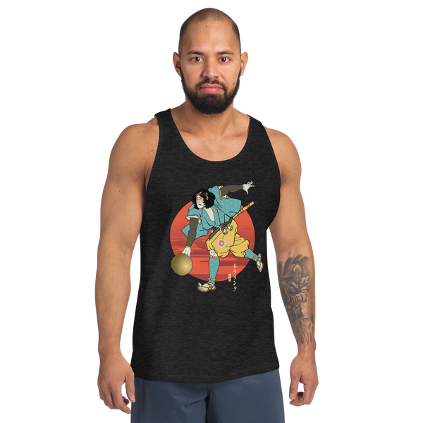 Samurai Play Bowling Ukiyo-e Men's Tank Top