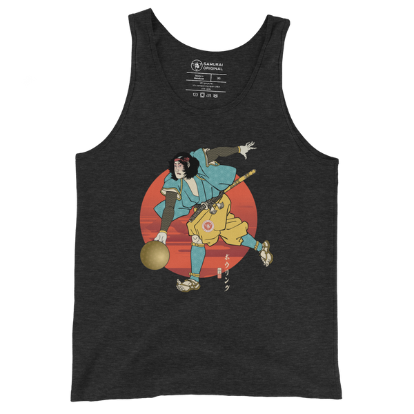 Samurai Play Bowling Ukiyo-e Men's Tank Top