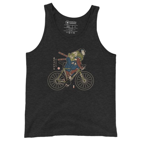 samurai Bicycle Race Sport Ukiyo-e Men's Tank Top