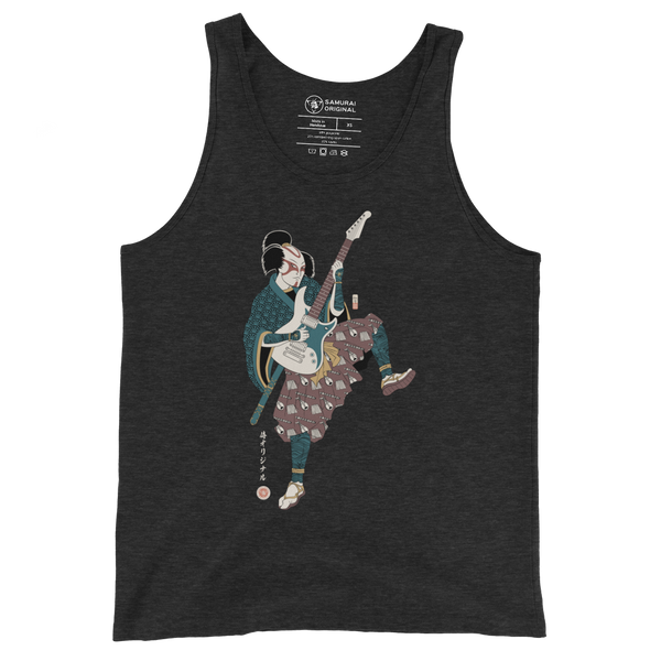 Samurai Guitar Player Music Ukiyo-e Men's Tank Top