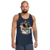 Samurai Drummer Japamese Ukiyo-e Men's Tank Top