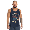 Samurai BBQ Barbecue Funny Ukiyo-e Men's Tank Top