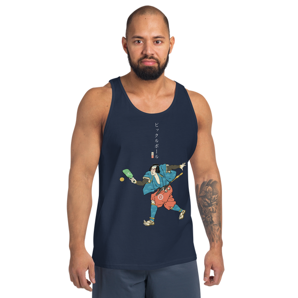 Samurai Play Pickleball Ukiyo-e Men's Tank Top