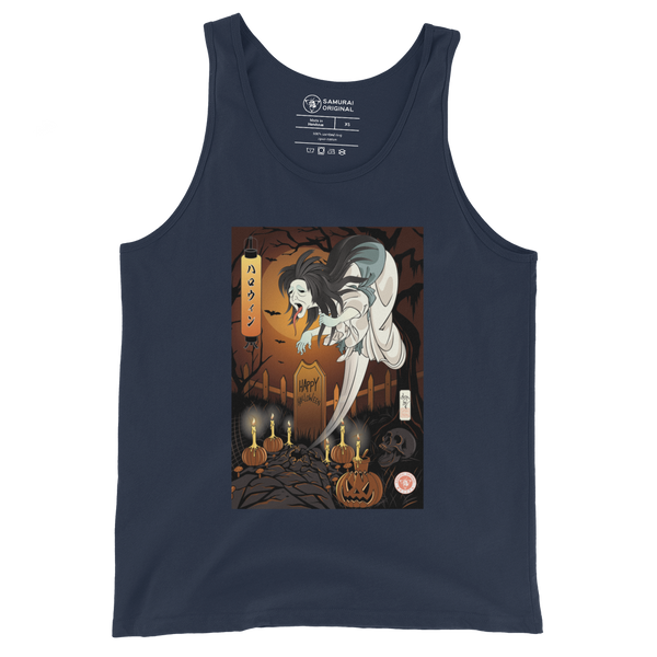 Halloween Horror Ghost Japanese Ukiyo-e Men's Tank Top