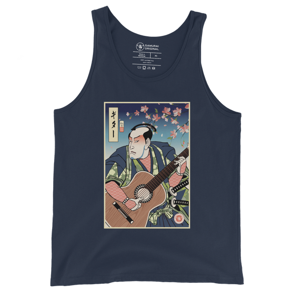 Samurai Guitar Player 2 Music Ukiyo-e Men's Tank Top