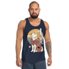 Samurai Dog Akita Best Friend Ukiyo-e Men's Tank Top