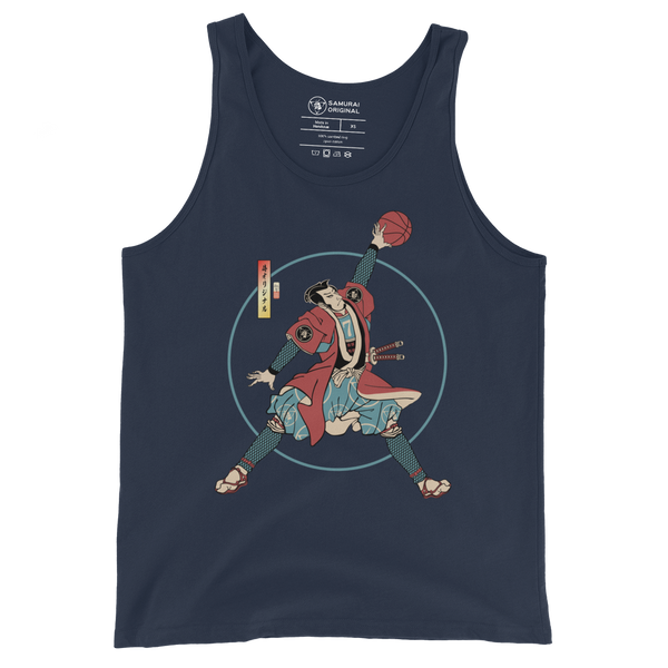 Samurai Basketball Player 3 Sport Ukiyo-e Men's Tank Top