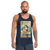 Samurai Save Water Drink Beer Funny Saying Ukiyo-e Unisex Tank Top