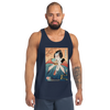 Samurai & Burger Fast Food Ukiyo-e Men's Tank Top