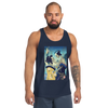 Skeleton Samurai & Geisha Gift For Valentine Men's Tank Top