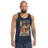 Samurai Reading Books Library Ukiyo-e Men's Tank Top