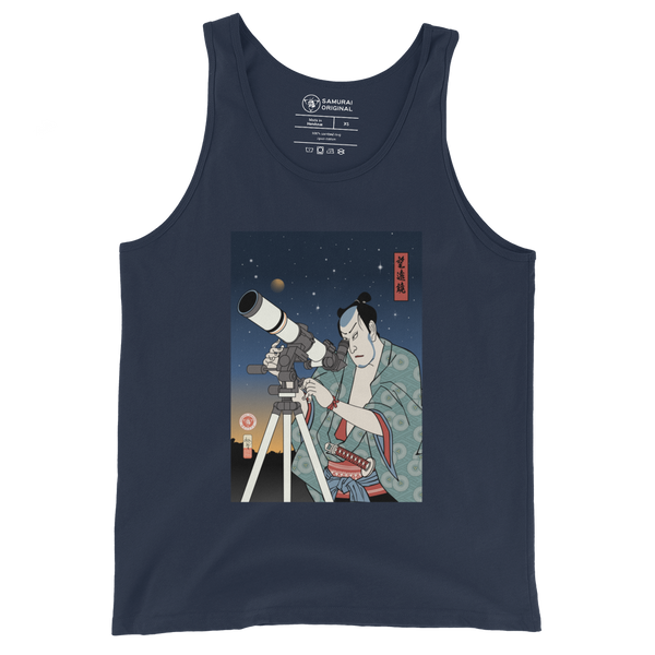 Samurai Astronomy Telescope Ukiyo-e Men's Tank Top