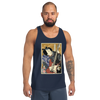 Samurai Electric Guitar Guitarist Music Ukiyo-e Men's Tank Top