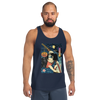 Halloween Samurai Joker Ukiyo-e Men's Tank Top