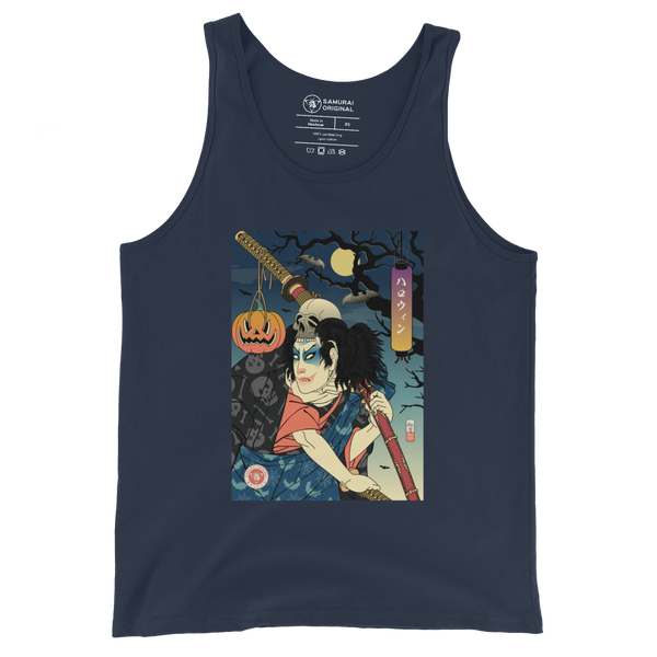 Halloween Samurai Joker Ukiyo-e Men's Tank Top