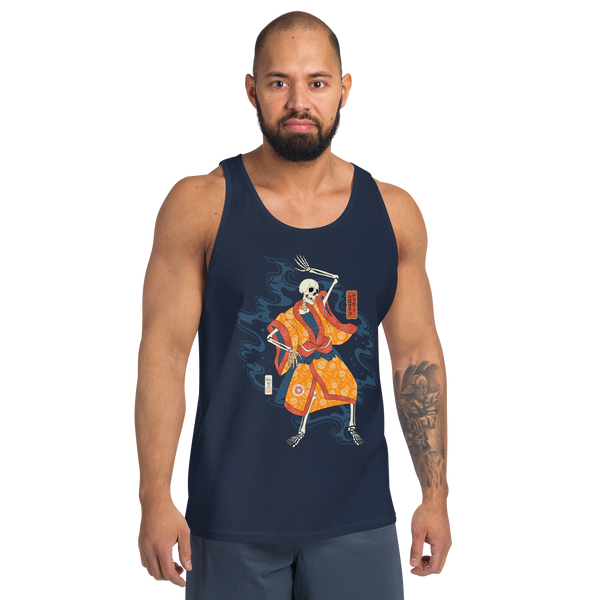 Halloween Dancing Skeletons Ukiyo-e Men's Tank Top