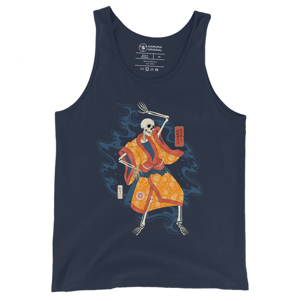 Halloween Dancing Skeletons Ukiyo-e Men's Tank Top