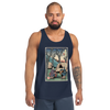 Samurai Camping Weekend Ukiyo-e Men's Tank Top