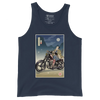 Samurai Chopper Motorcycle Ukiyo-e Unisex Tank Top