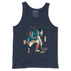 Samurai Play Curling Ukiyo-e Men's Tank Top