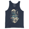 Samurai Drummer 6 Percussion Music Ukiyo-e Men's Tank Top