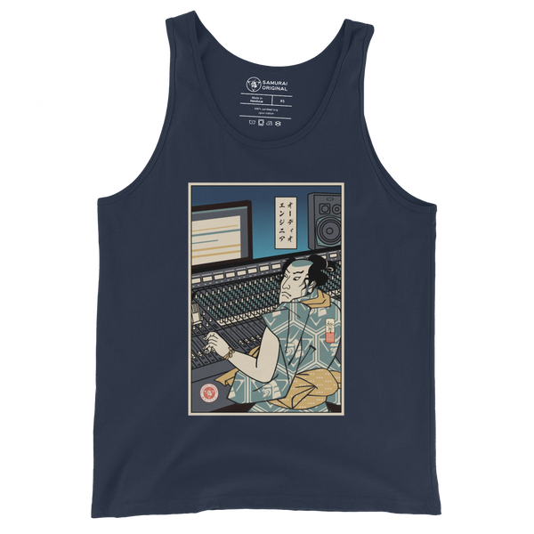 Samurai Audio Engineer Ukiyo-e Men's Tank Top