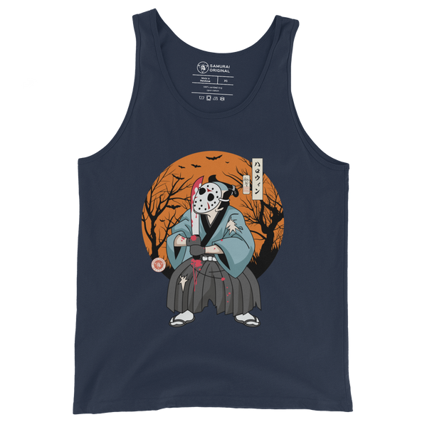 Halloween Samurai Disguise Jason Voorhees Men's Tank Top