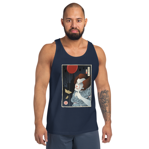 Halloween Pennywise Clown Ukiyo-e Men's Tank Top