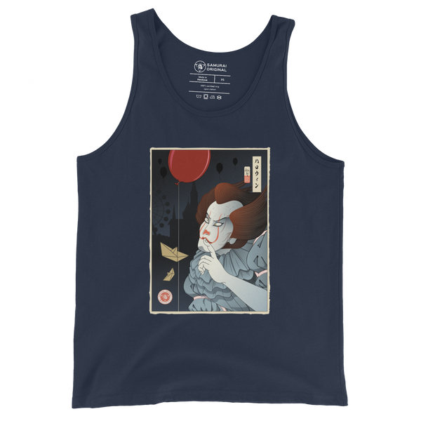 Halloween Pennywise Clown Ukiyo-e Men's Tank Top