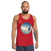 Samurai Kiteboarding Ukiyo-e Unisex Tank Top