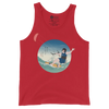 Samurai Kiteboarding Ukiyo-e Unisex Tank Top