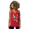 Samurai Rock and Roll Ukiyo-e Unisex Tank Top